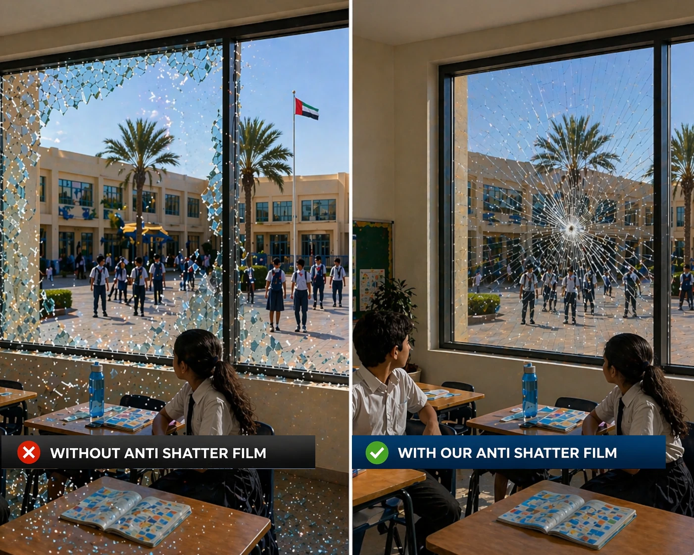 antishatter school